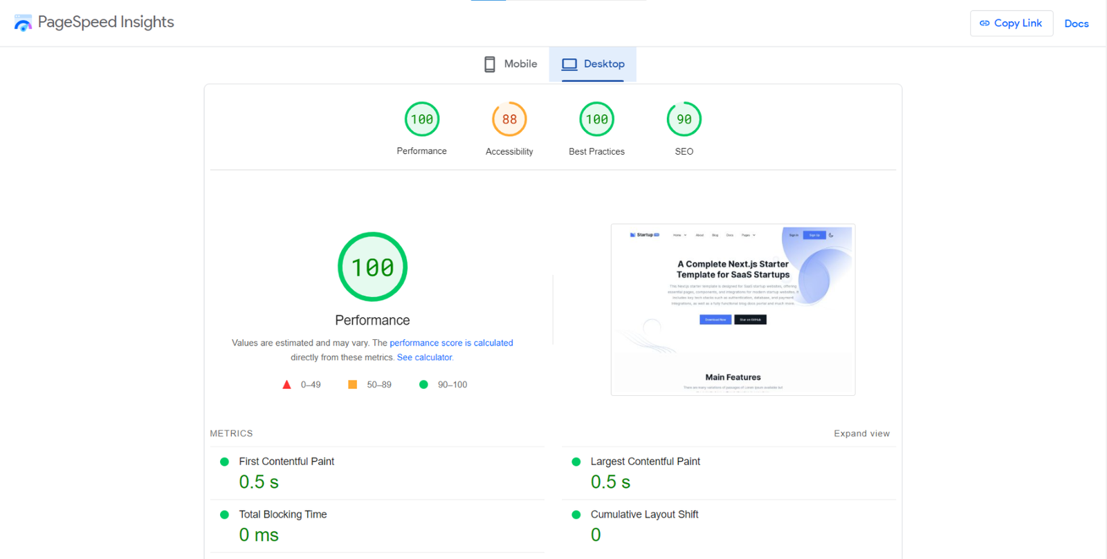 Next.js SaaS Starter Kit Template for Startup