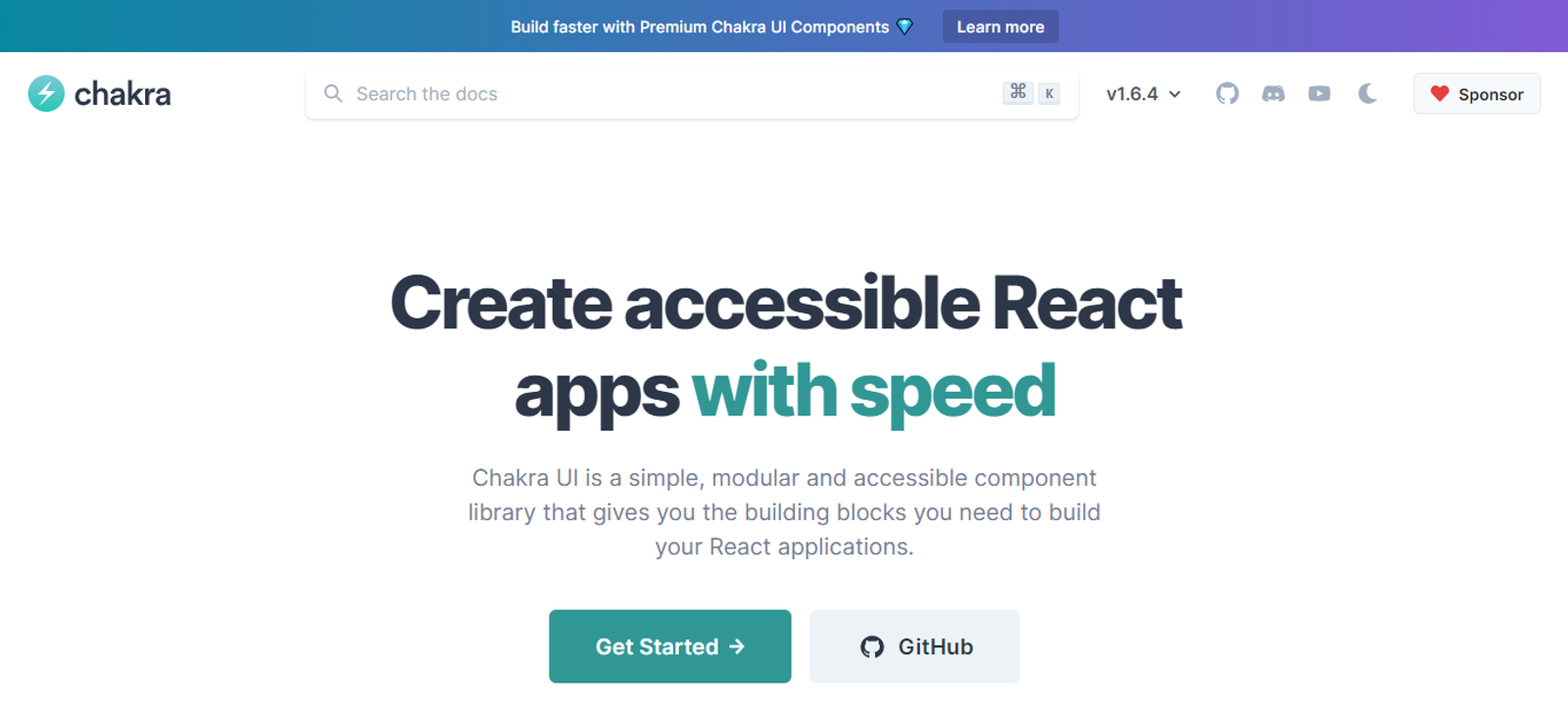 Chakra UI react template
