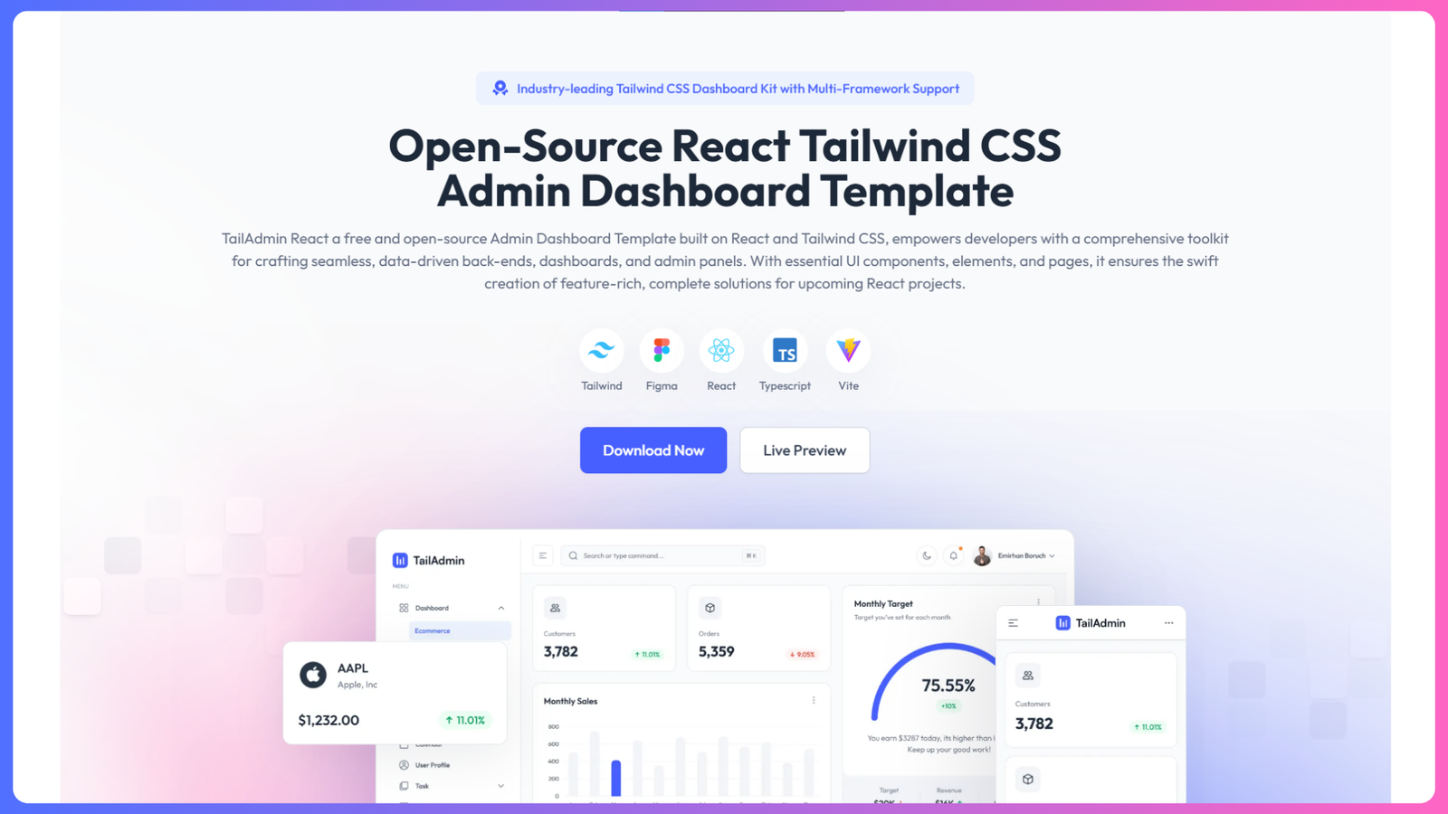 TailAdmin React