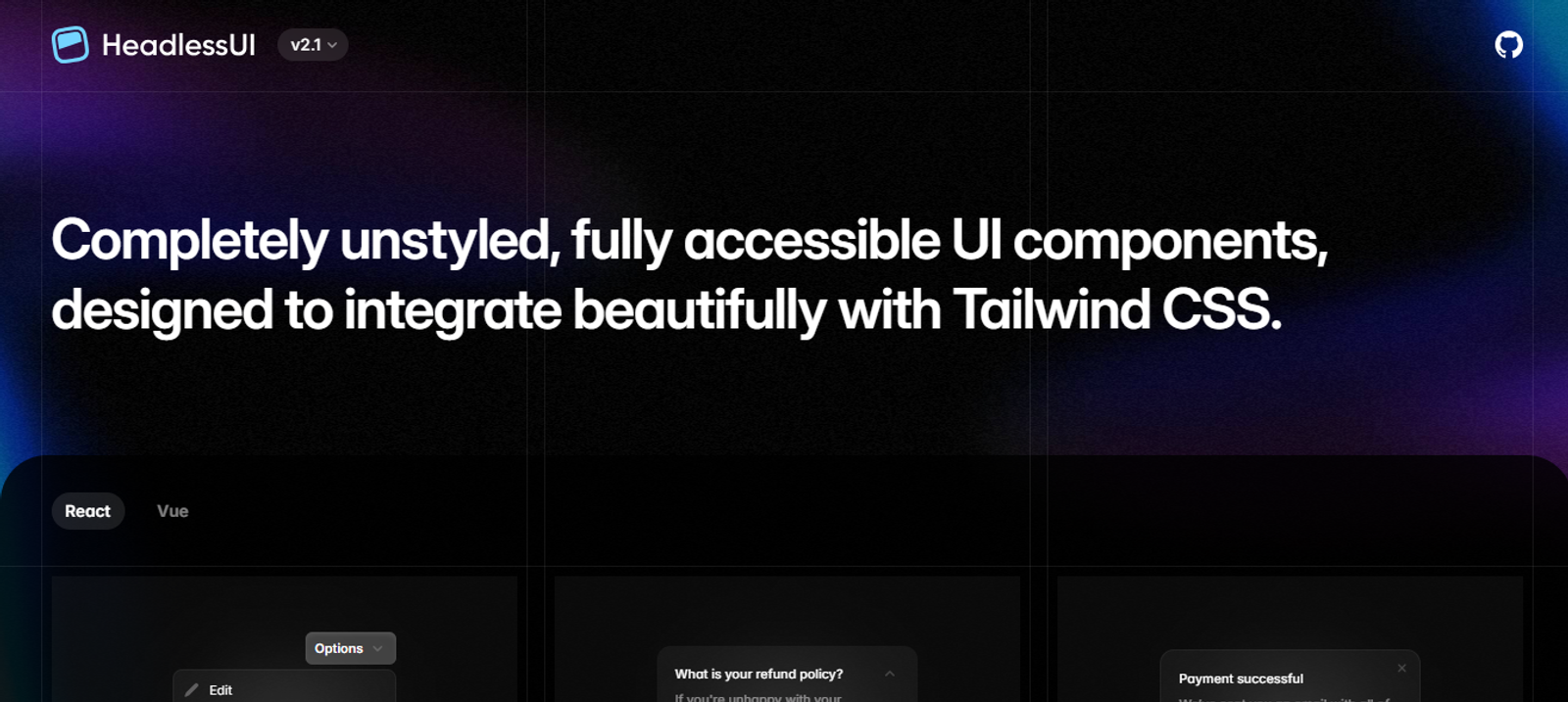 Headless UI React