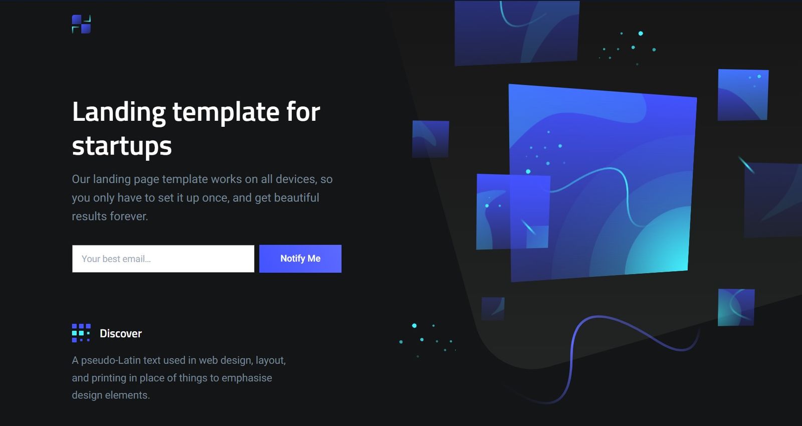 Ellie - One Page Templates
