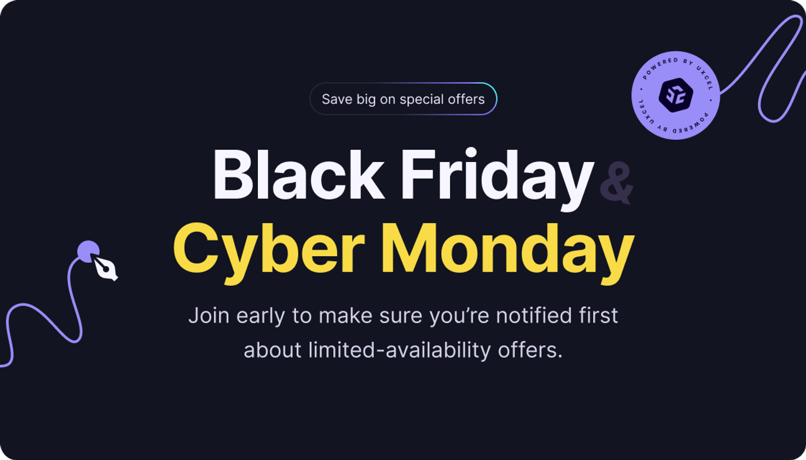 Uxcel - Black Friday Deals