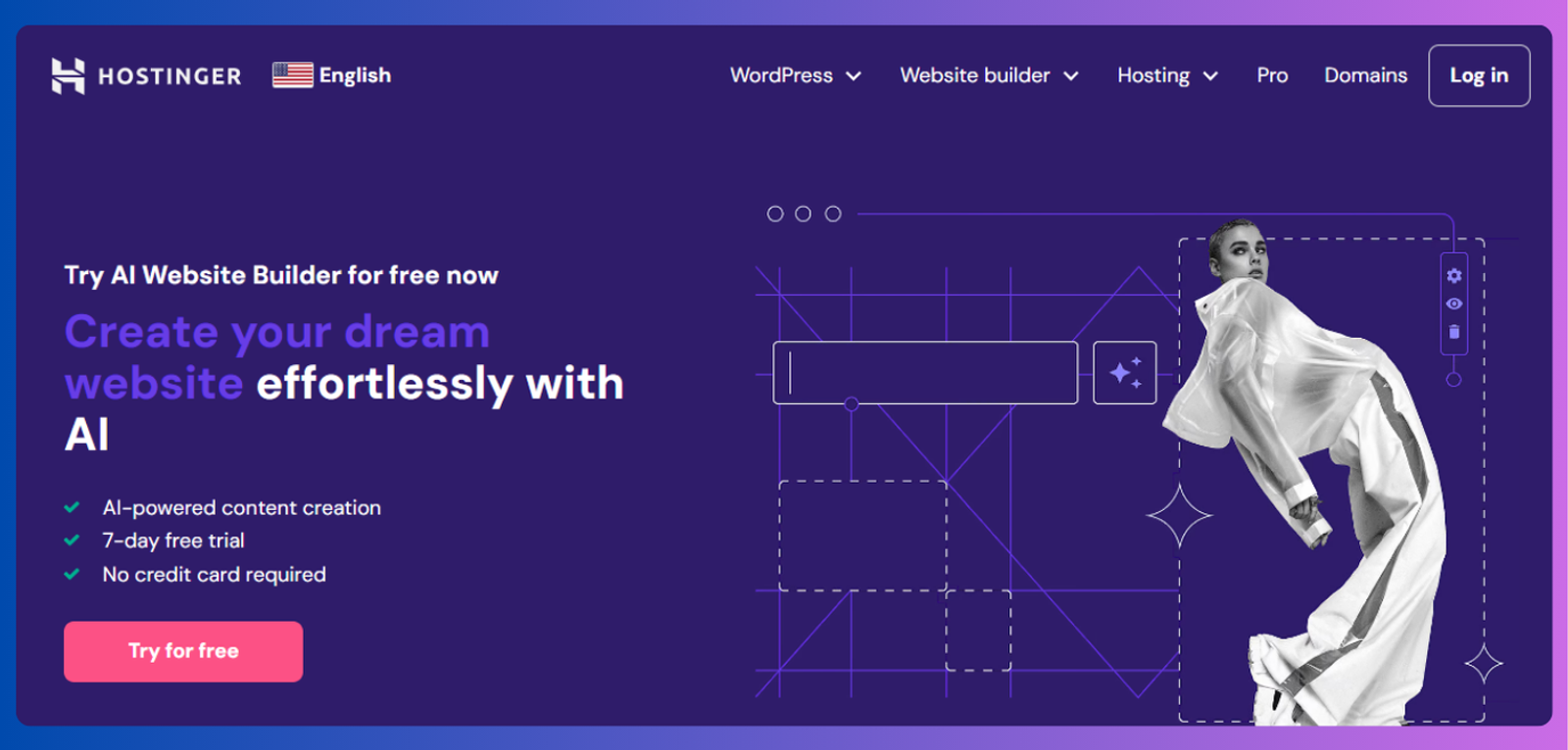 Hostinger AI website builder