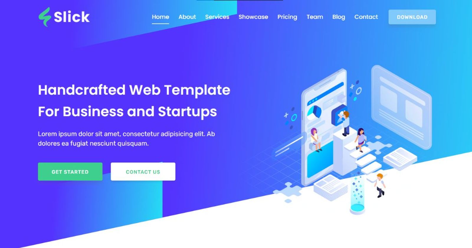 Slick - Multipurpose Bootstrap 4 Template