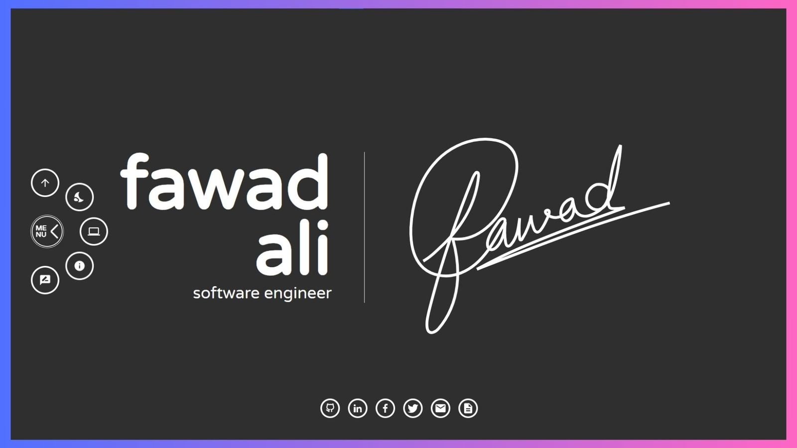 Personal Website Templates
