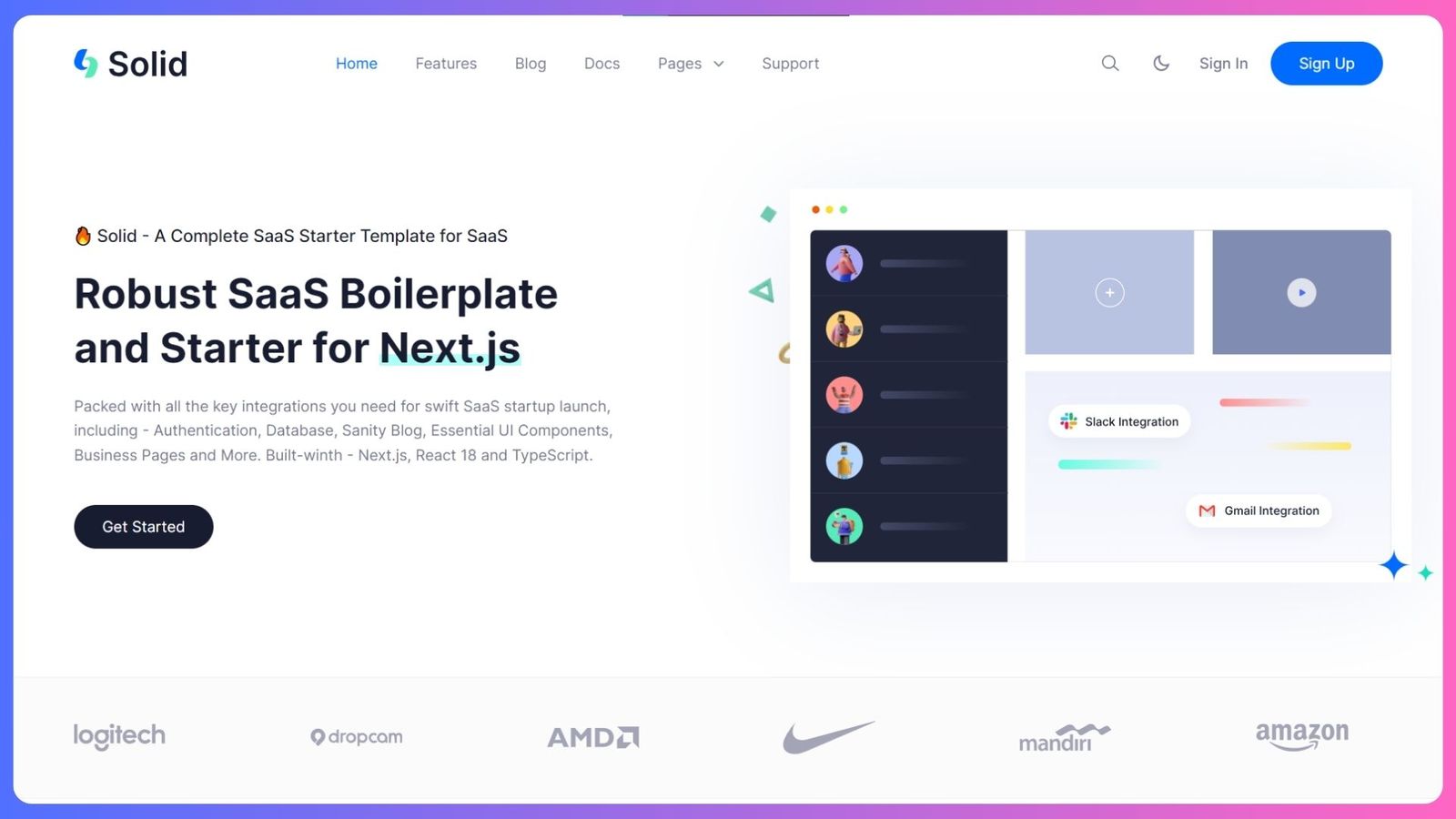 Solid - Next.js SaaS Boilerplate