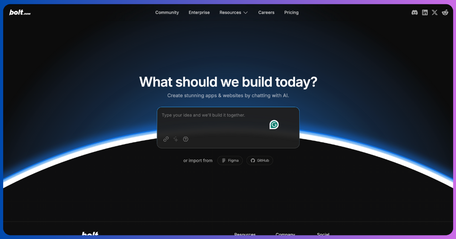 Bolt.new - AI Web App Builder