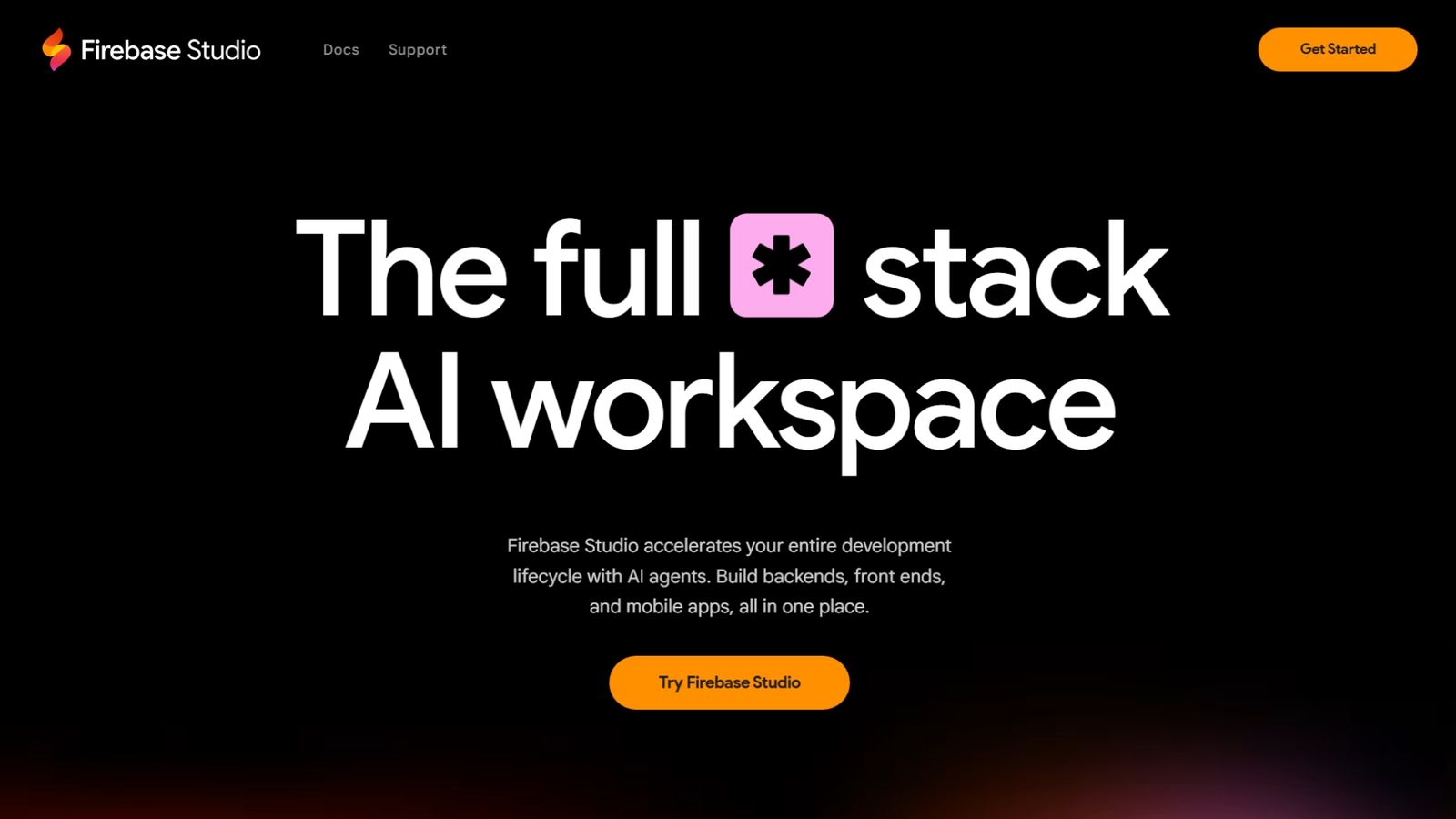Firebase Studio - Google AI FullStack Builder