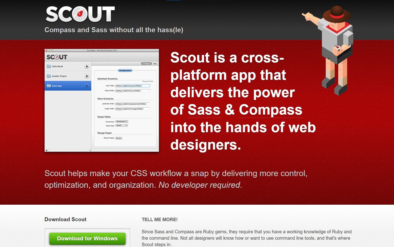 Scout SaSS Comiler