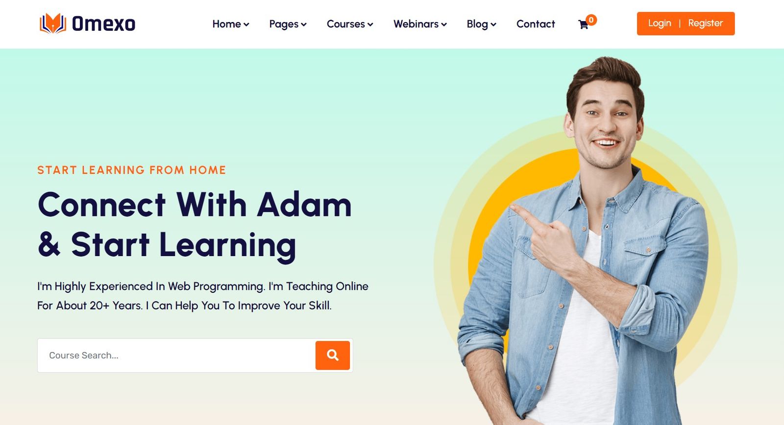 Omexo - Education & Online Courses WordPress Theme