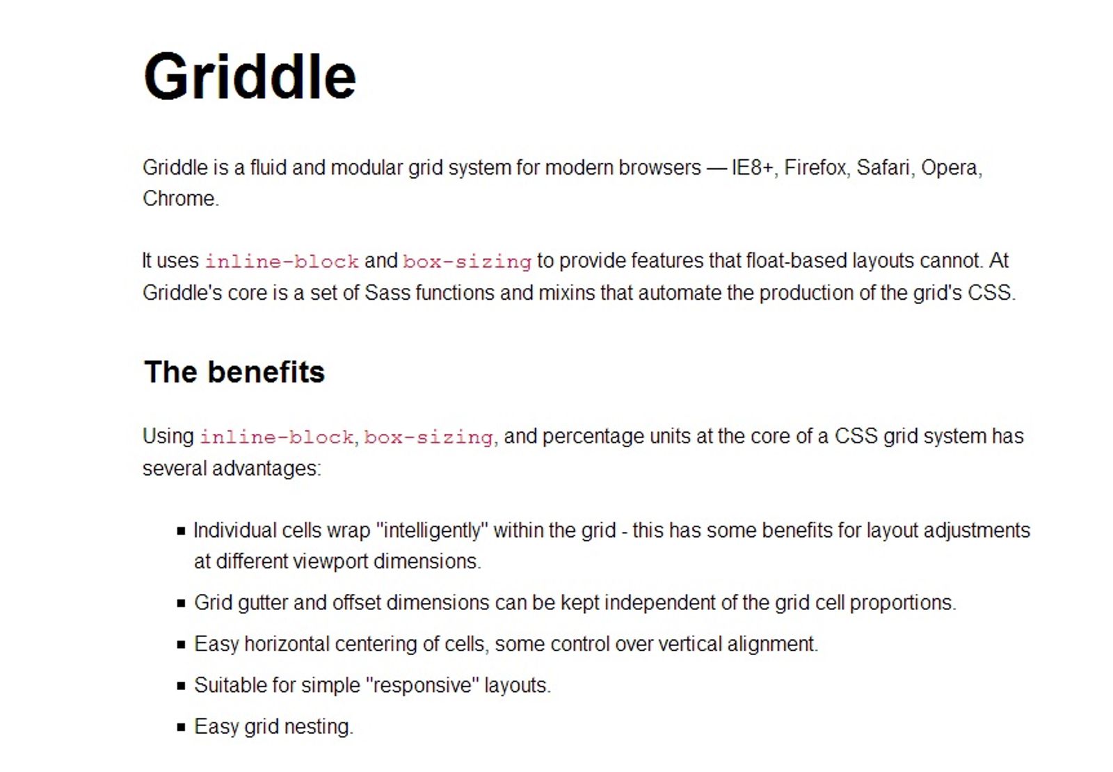 8. Gridle