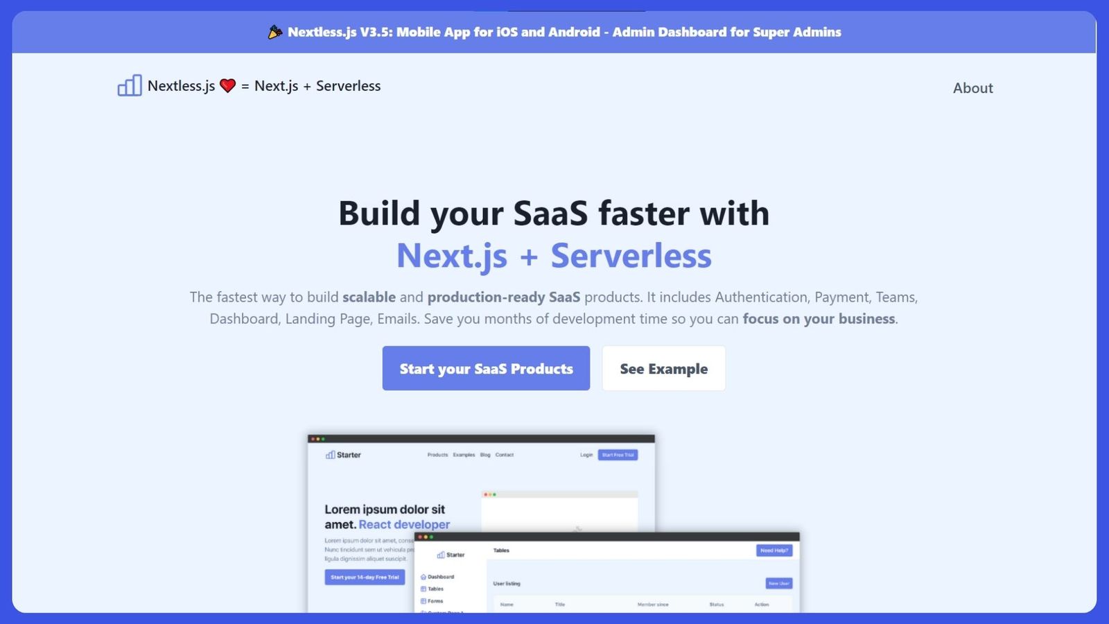 Nextless JS