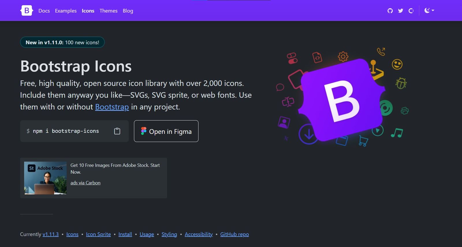 Bootstrap Icons - Free Font Awesome Alternatives