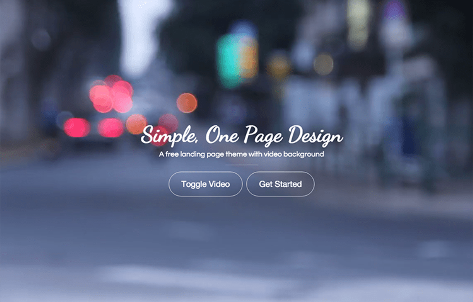 Landing Zero - Free Single Page Template
