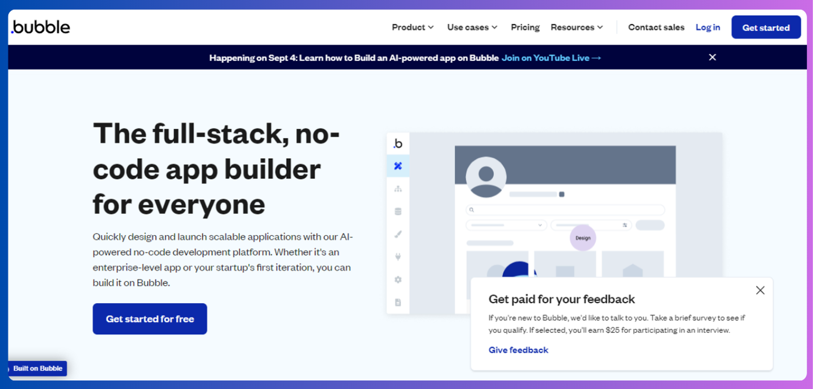 Bubble AI Website Builder