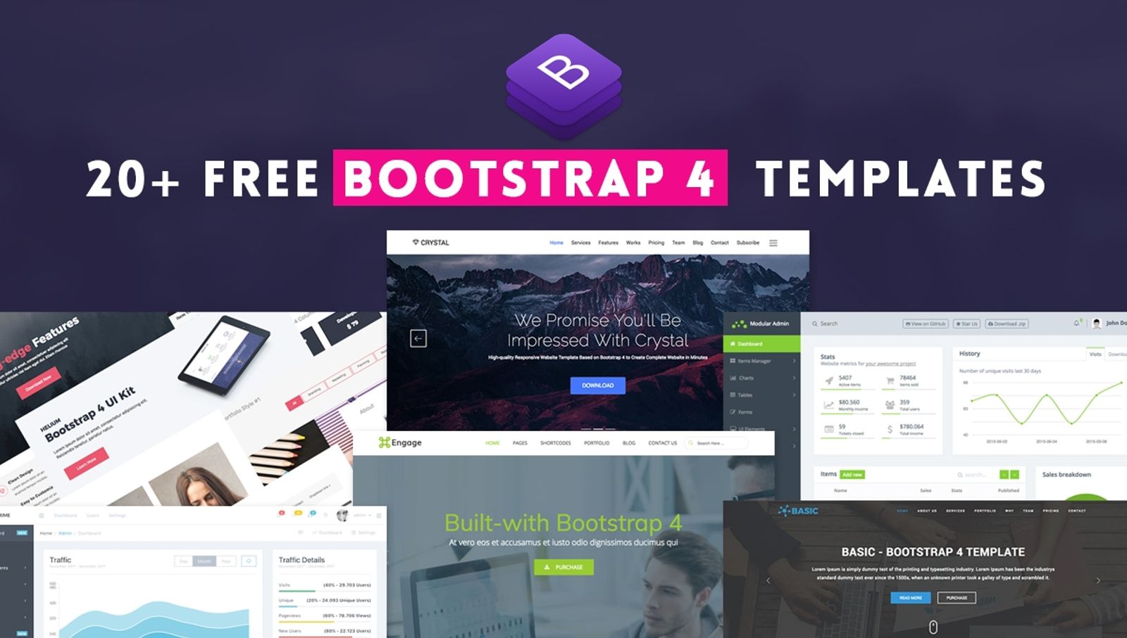 bootstrap 4 templates