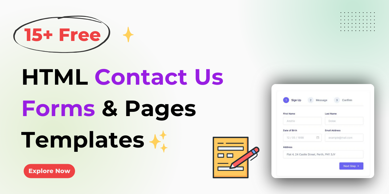 HTML Contact Forms