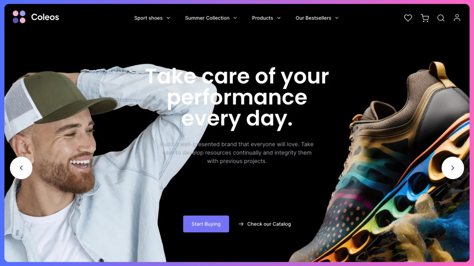 Coleos Tailwind E-Commerce Template