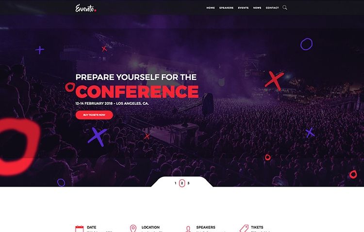 Evento Landing Page