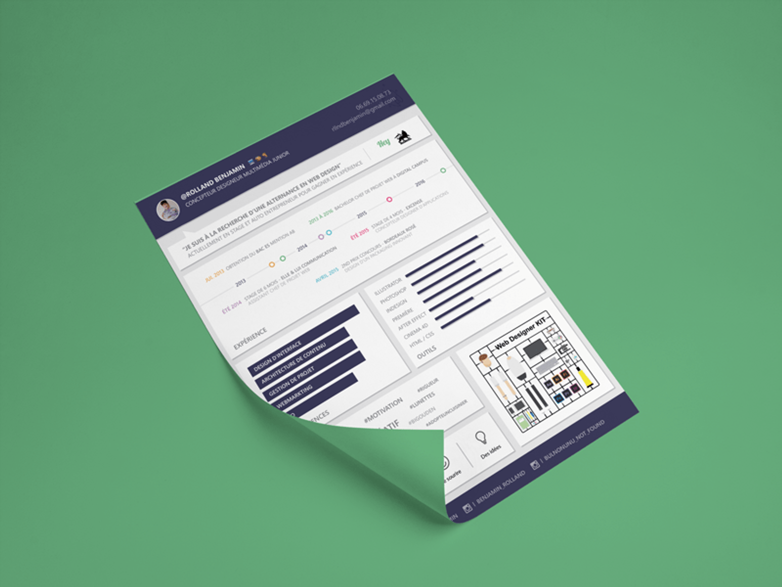 resume-material desin