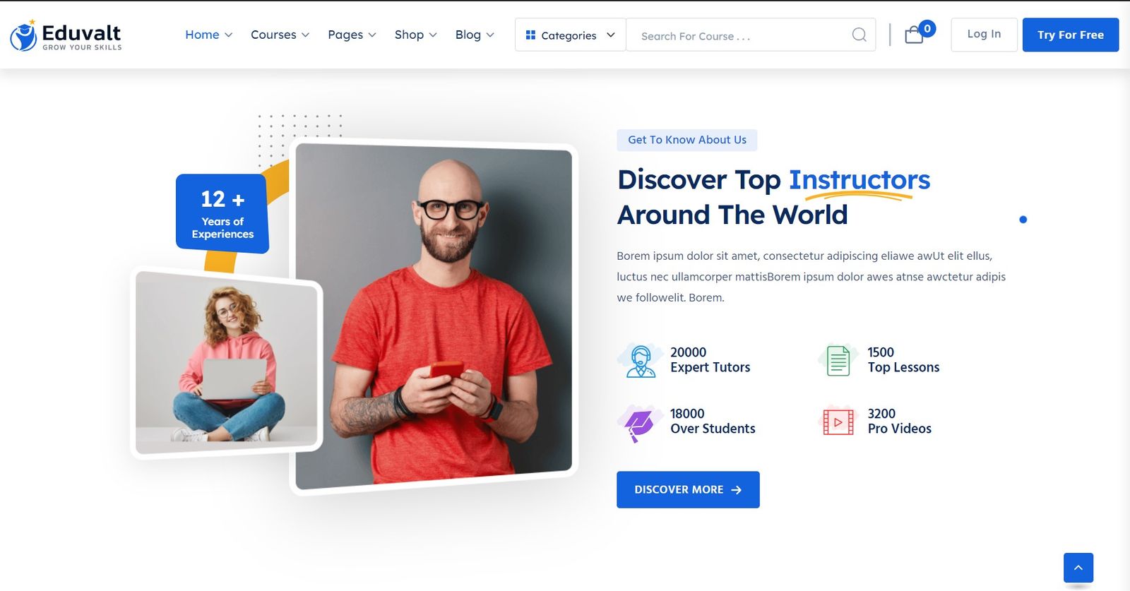 Eduvalt - Online Courses & Education WordPress