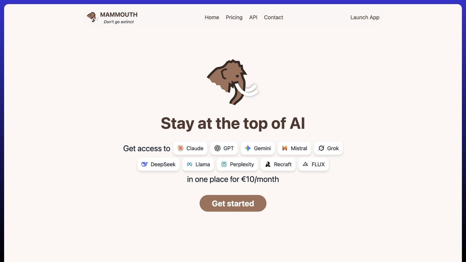 Mammouth AI - Best Budget Multi-Model