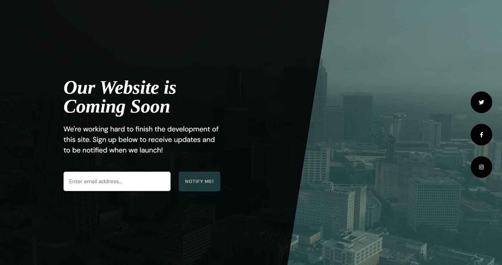 Bootstrap 5 - Coming Soon