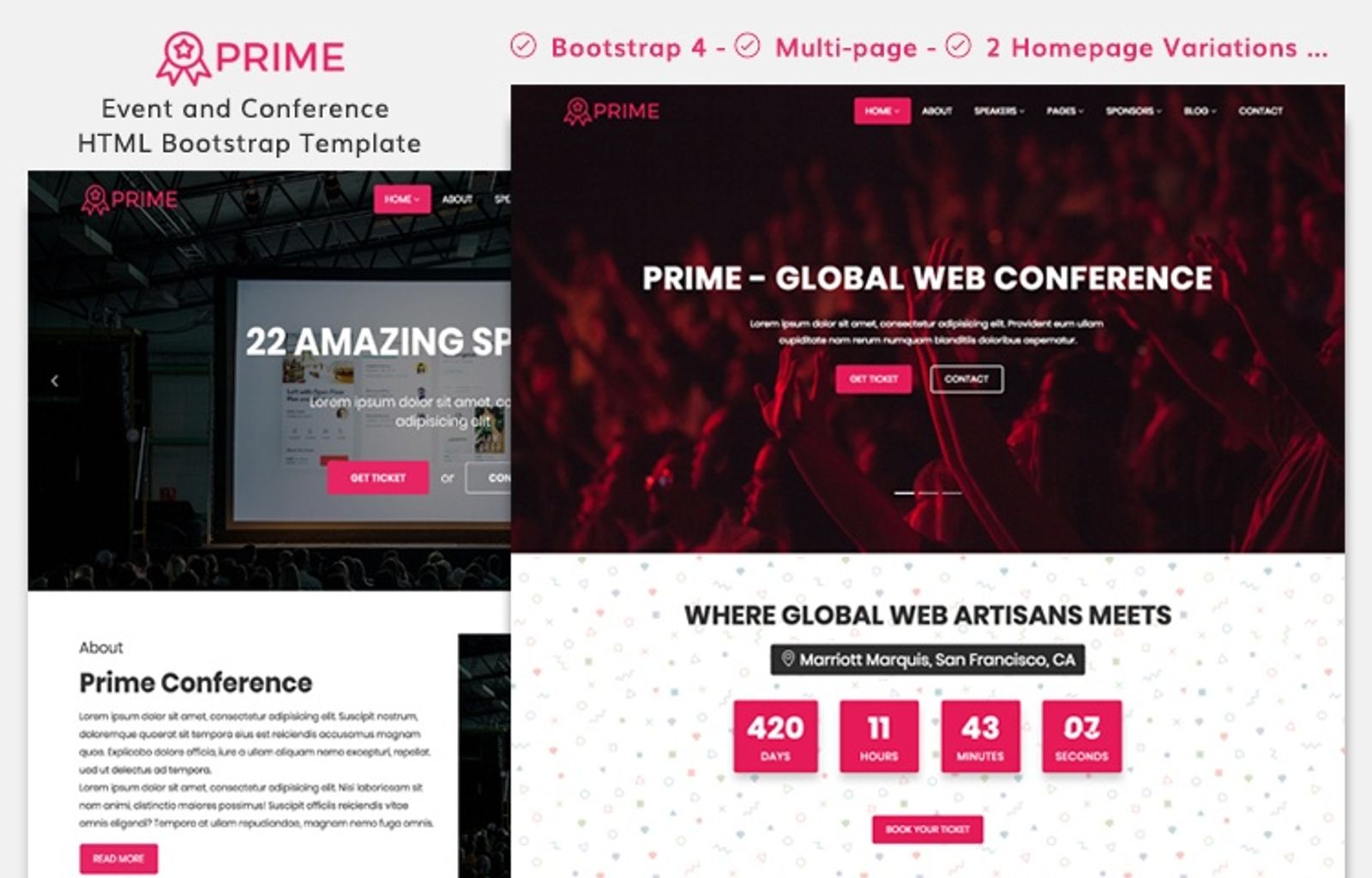 Prime _Conference Website Templates