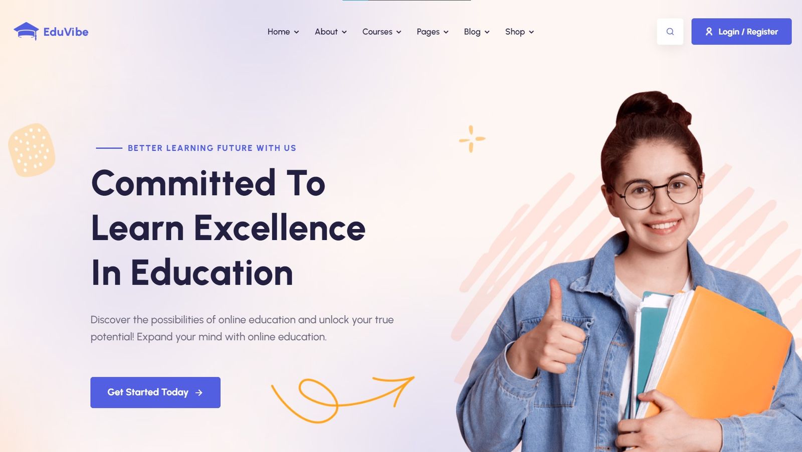 EduVibe - Online Course WordPress Theme 