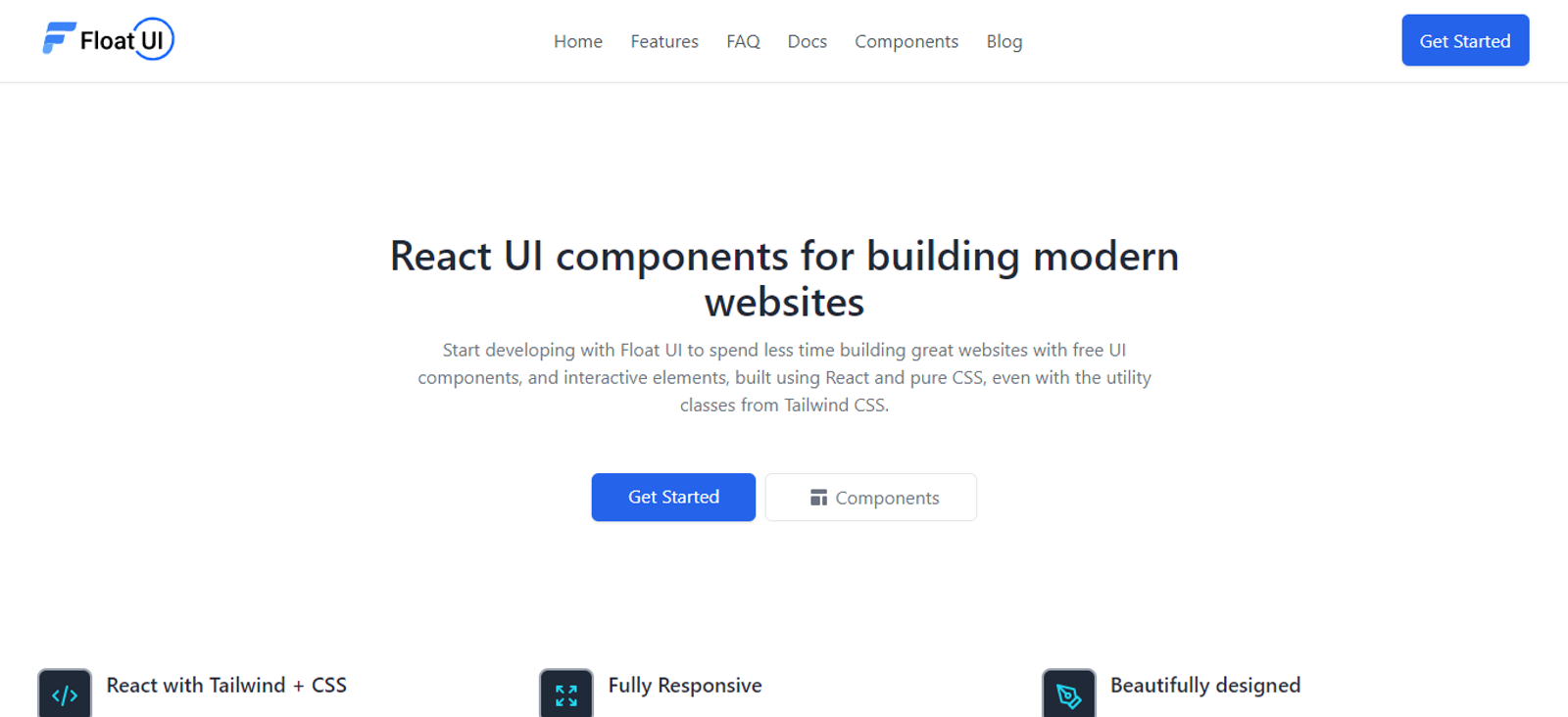 FloatUI - Tailwind UI Kit
