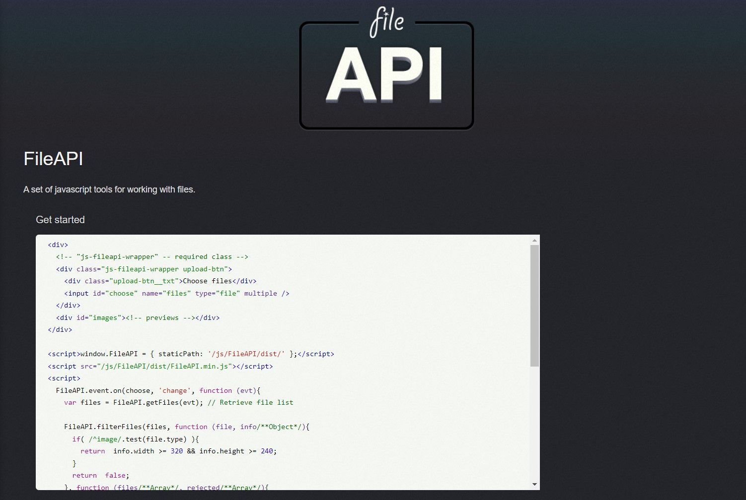 FileAPI - Free JavaScript File Upload Plugins