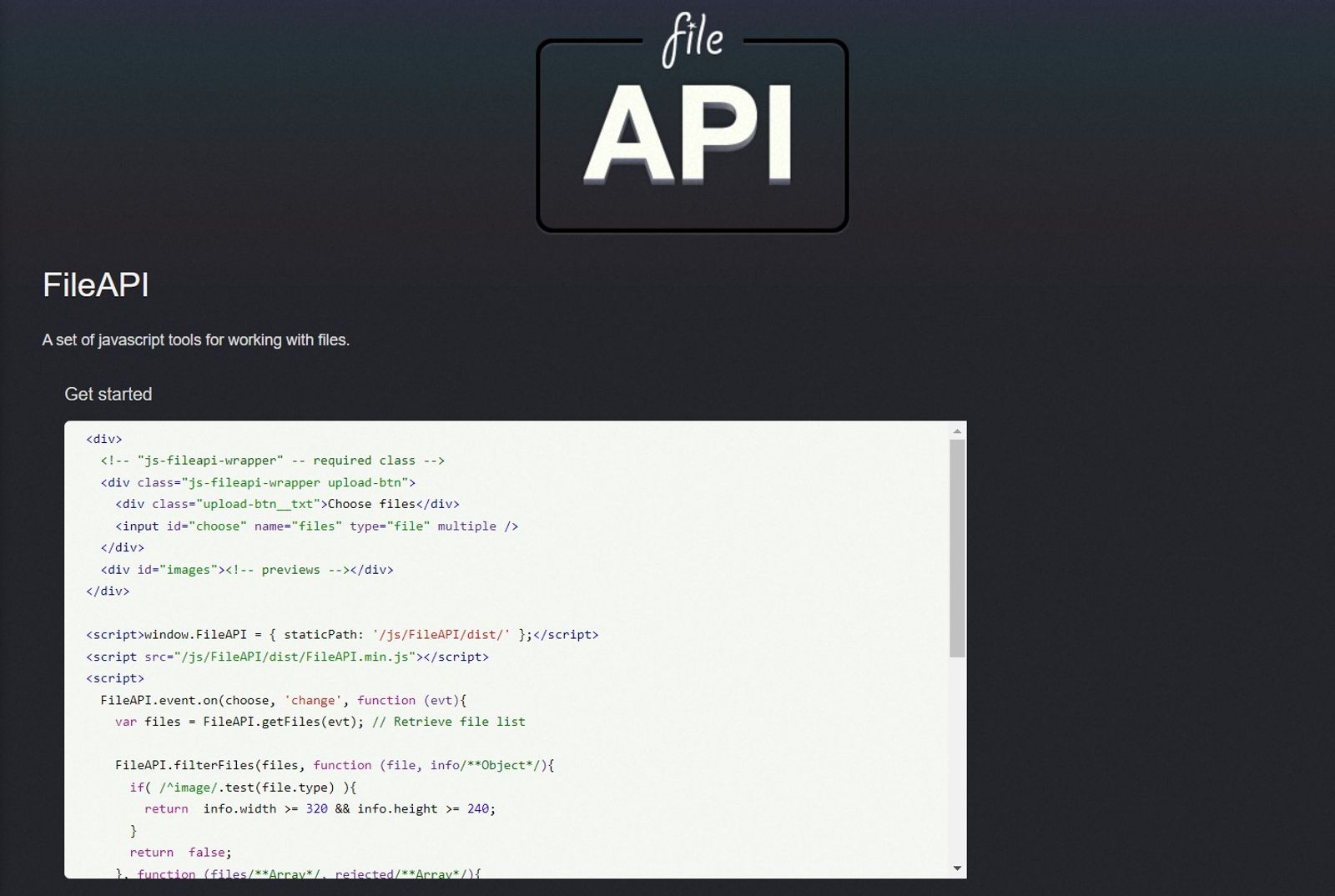 FileAPI - Free JavaScript File Upload Plugins