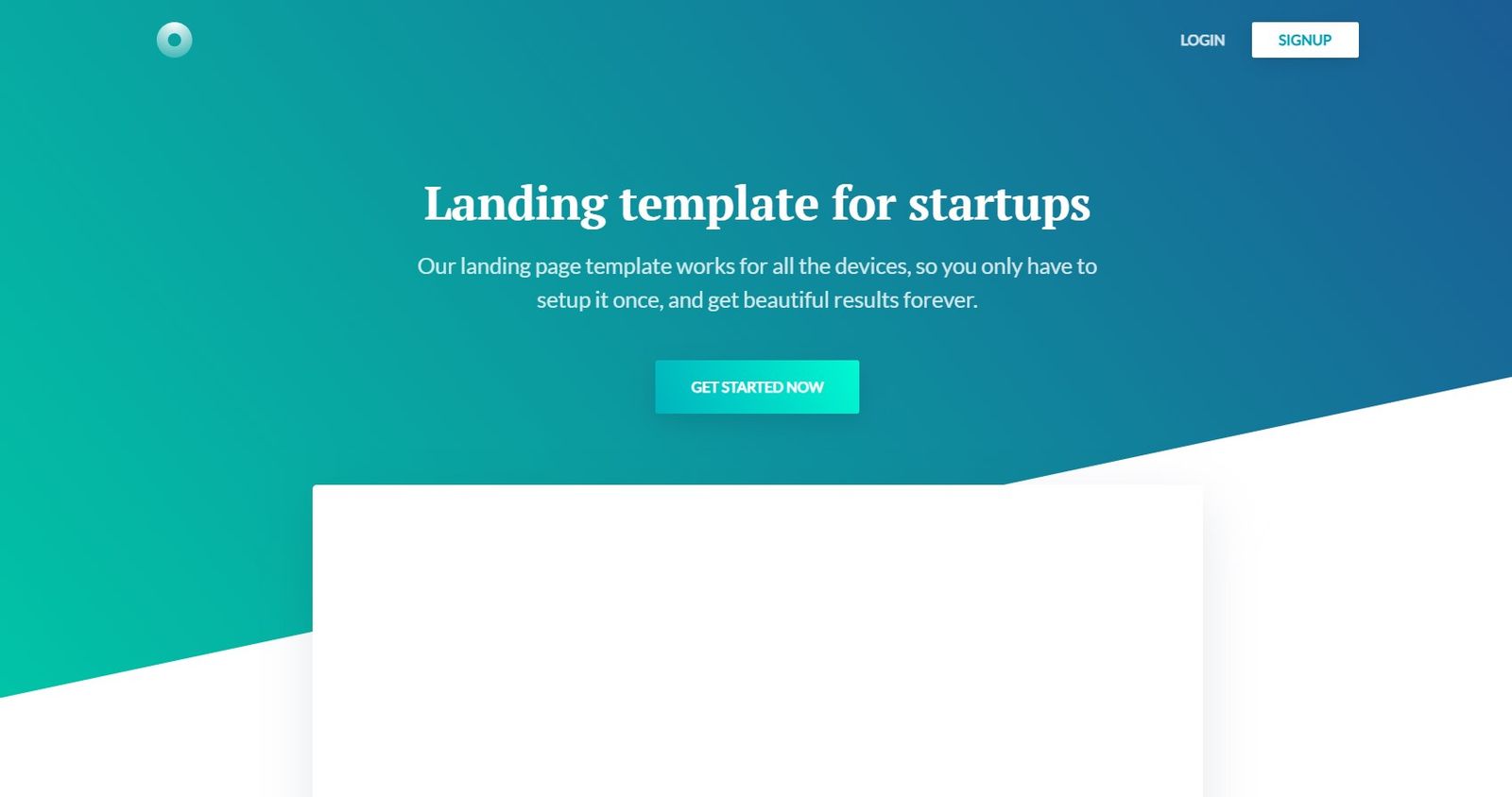 Evelyn - Free One Page Templates
