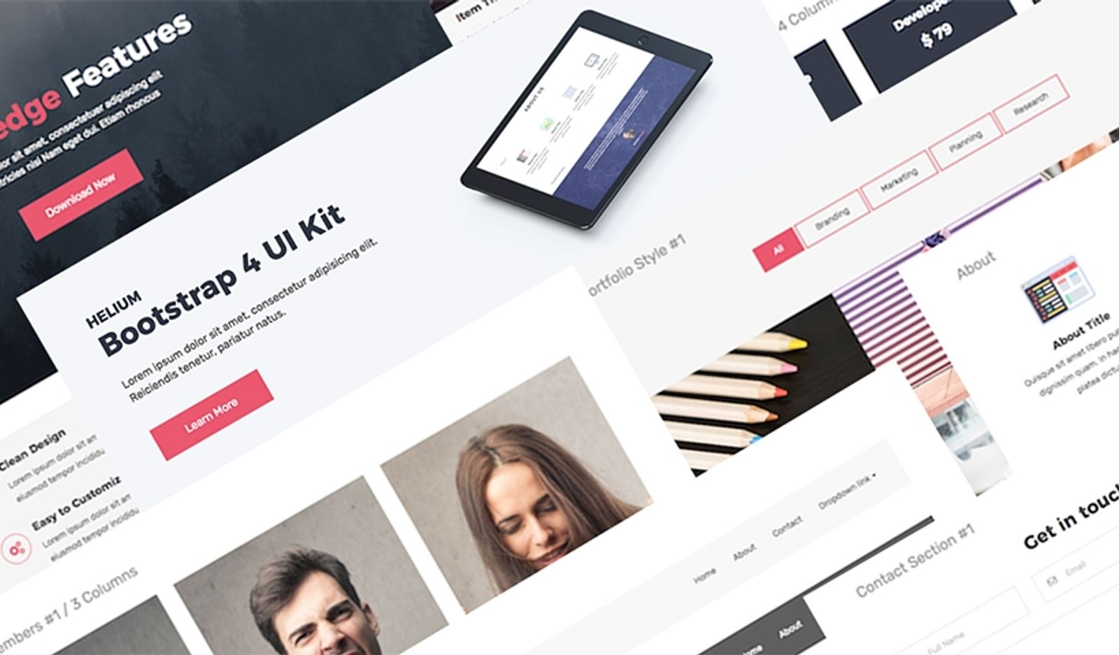 Helium UI Kit- Template