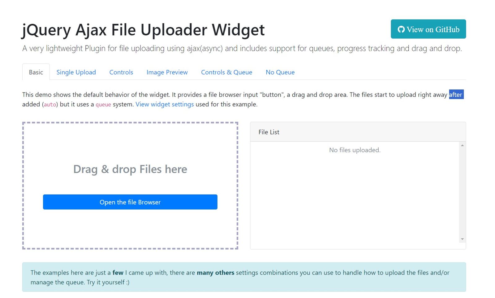 jQuery Ajax Uploader