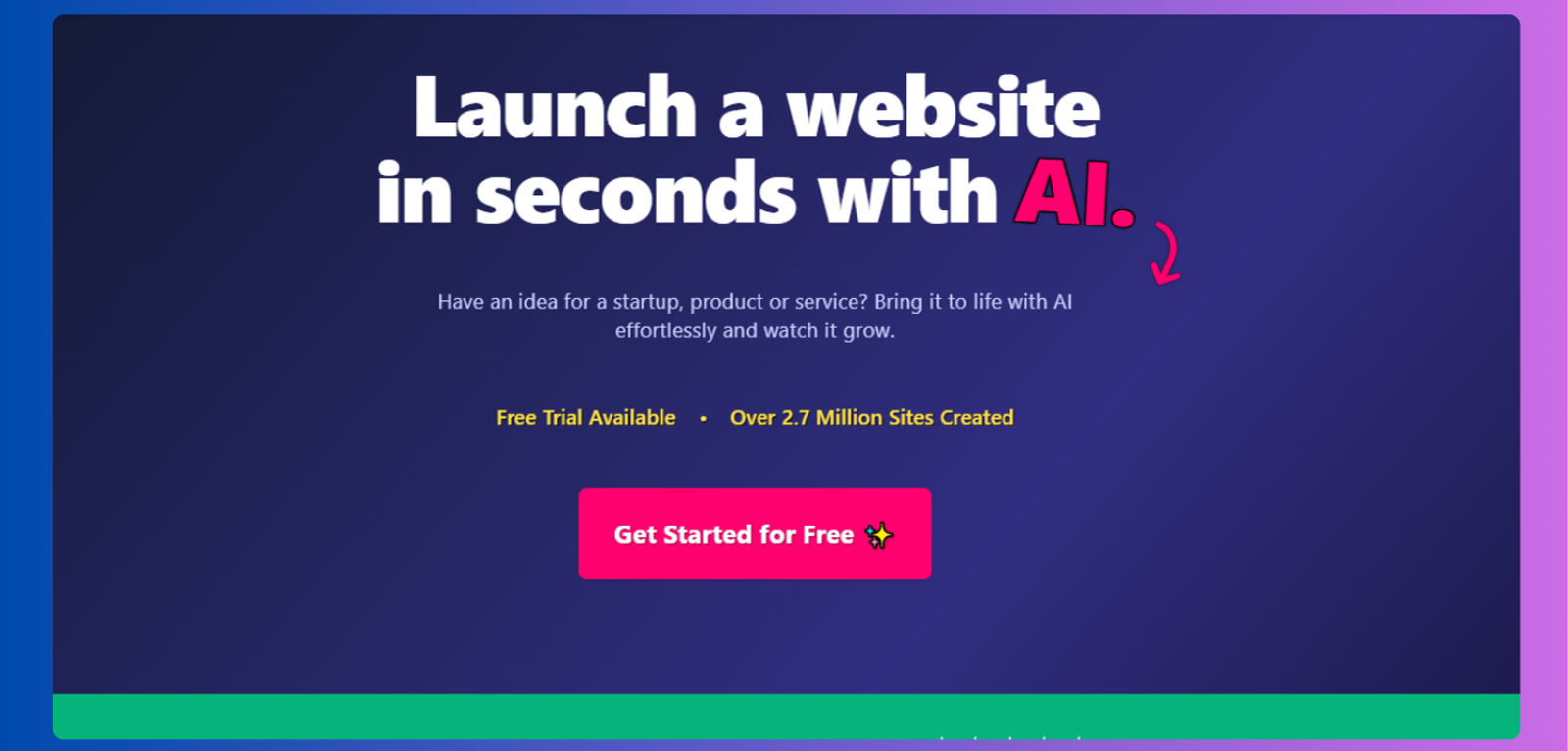 Mixo AI website builder