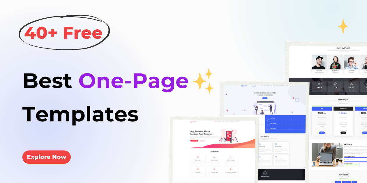 Best Free One Page Templates