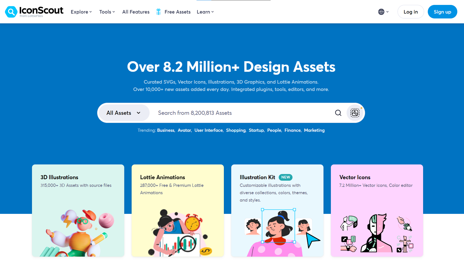 IconScout - free SVG illustrations