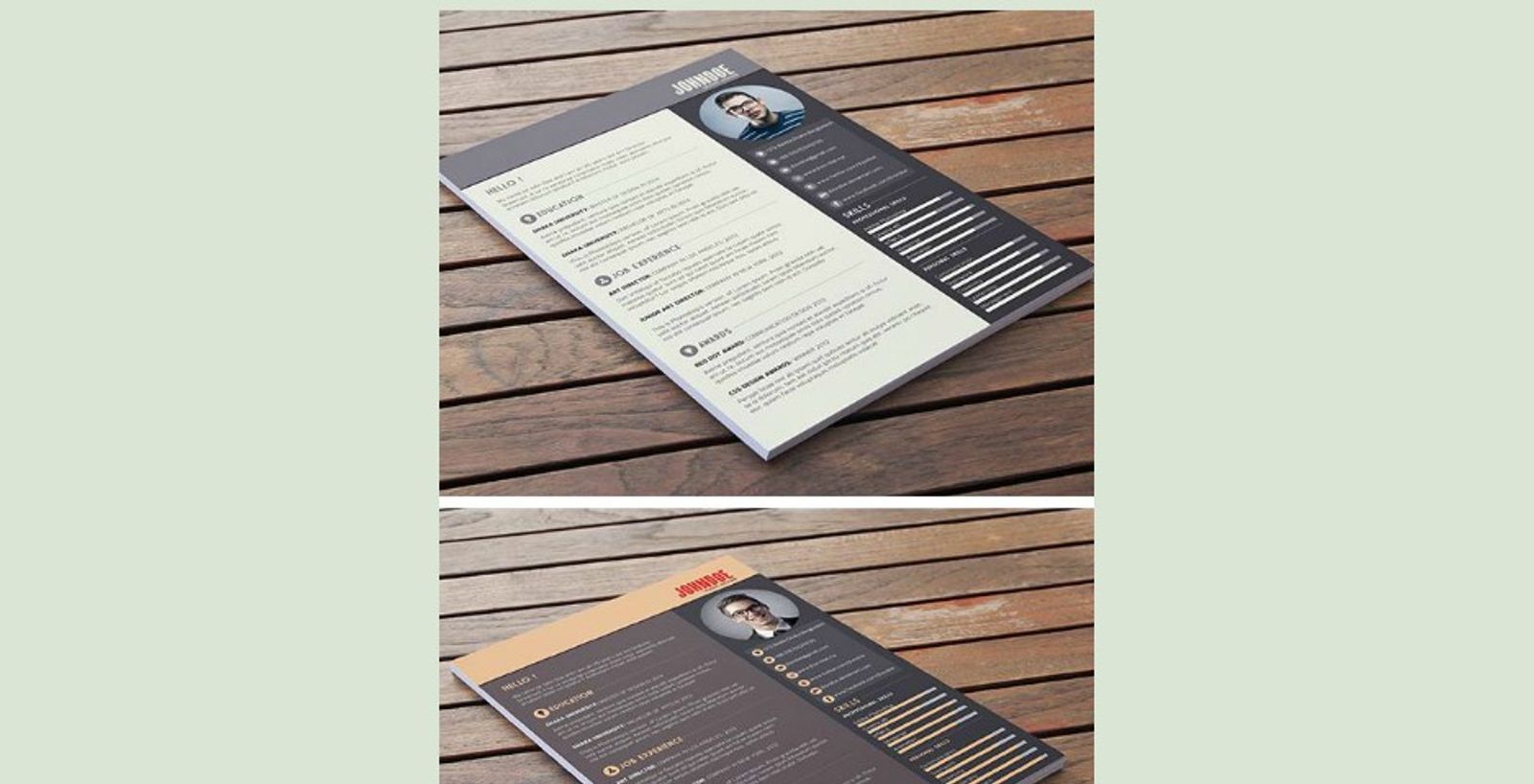 free resume CV template