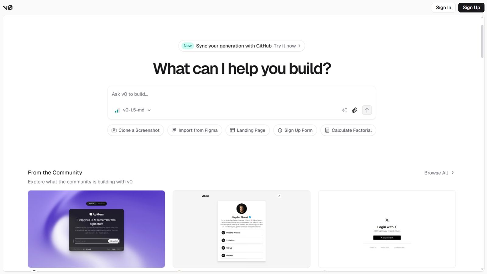 v0 - alternatives to Lovable AI