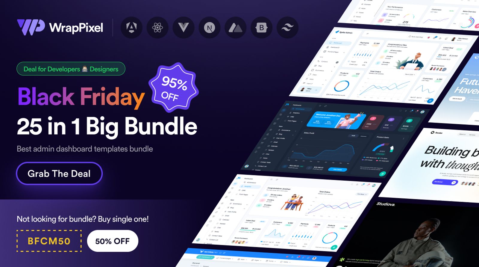 Wrappixel Black Friday Deals