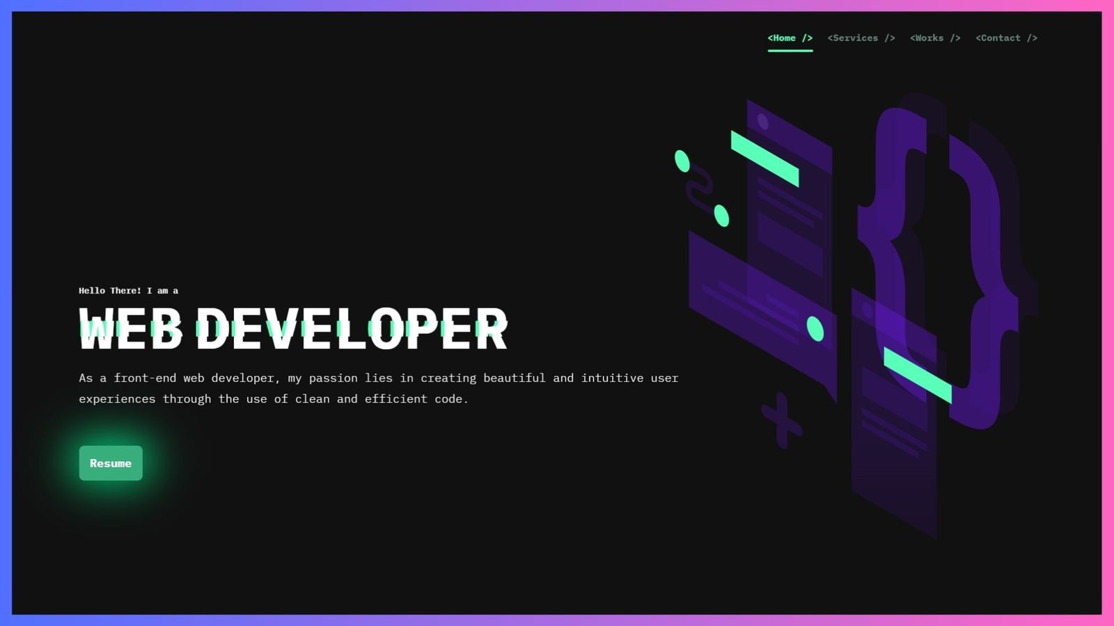 Dark Hack Freefolio