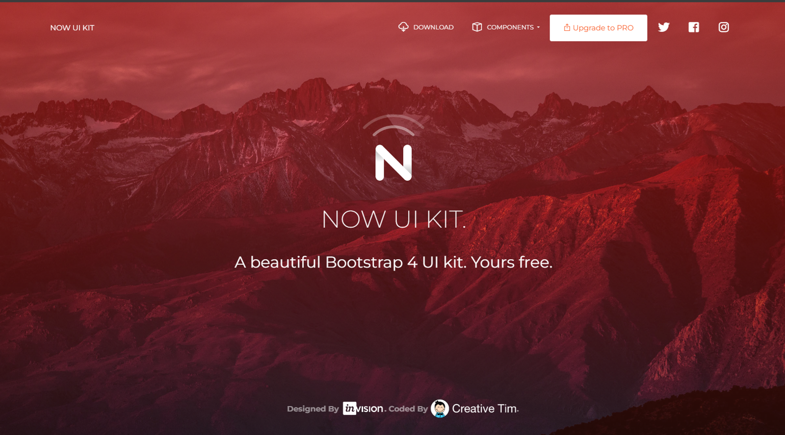 Now UI Kit - Bootstrap 4 UI Kit