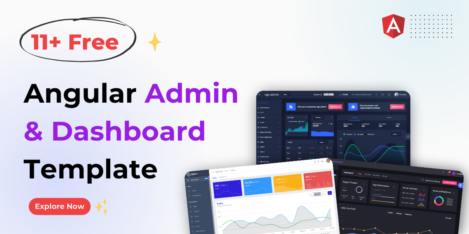 Free Angular Admin Dashboard Template