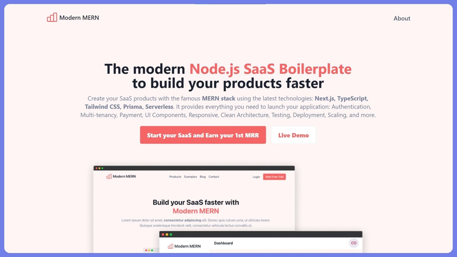 ModernMern - Node.js SaaS Boilerplate