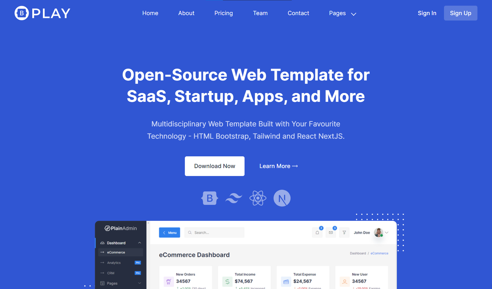 Play Bootstrap - App Landing Page