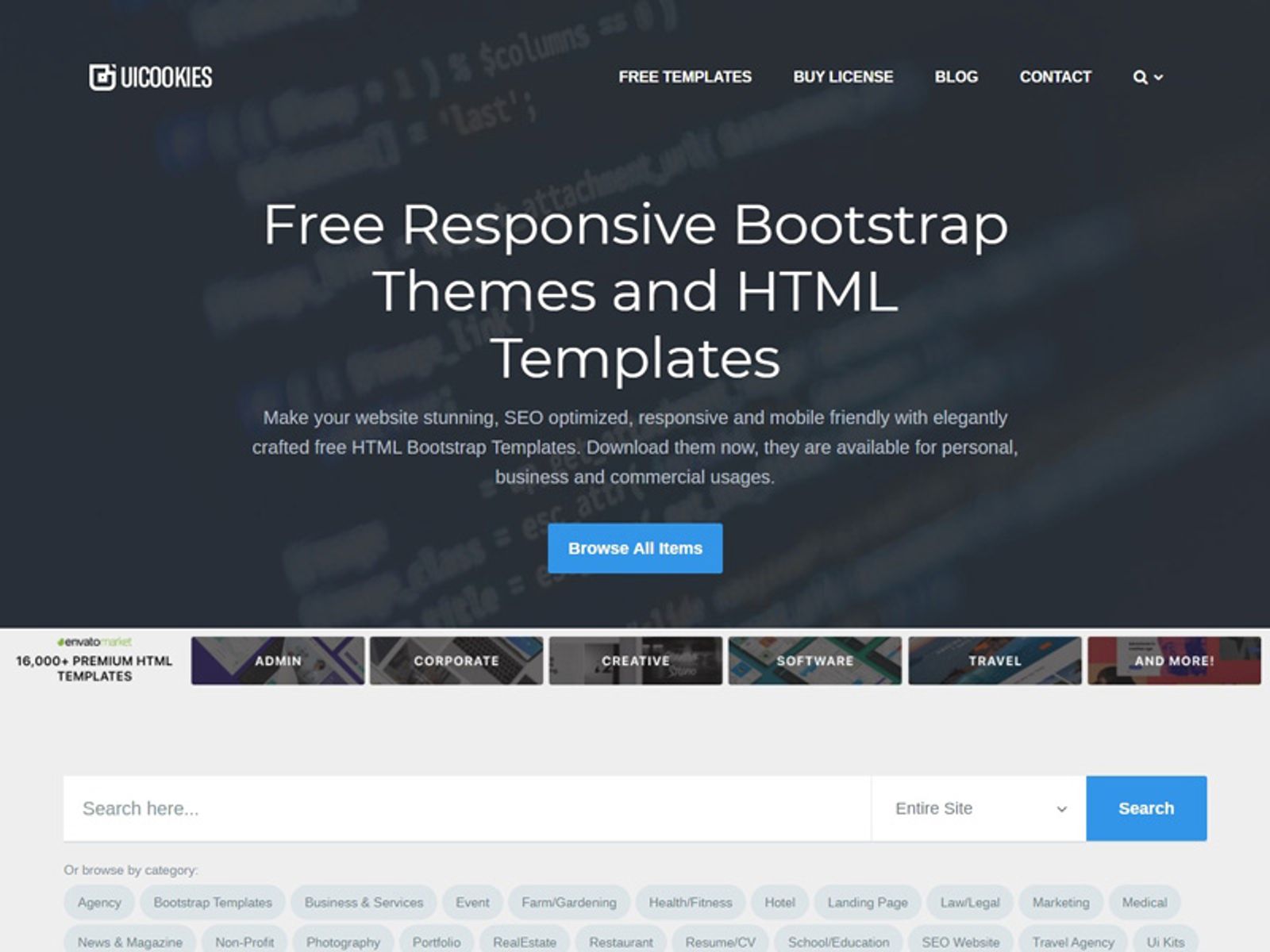 UiCookies - Download Free HTML Templates