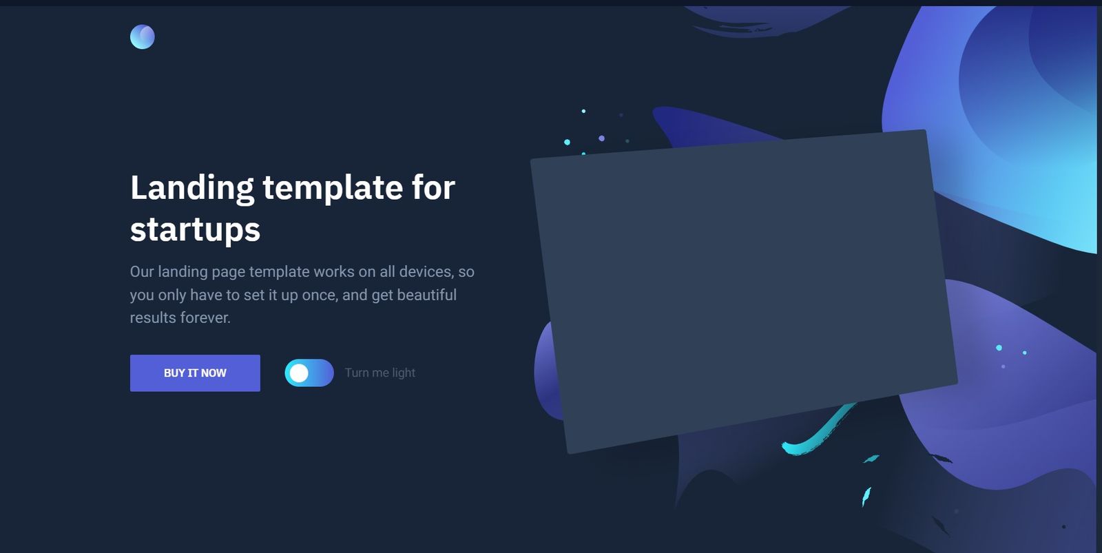 Switch - Free One Page Templates