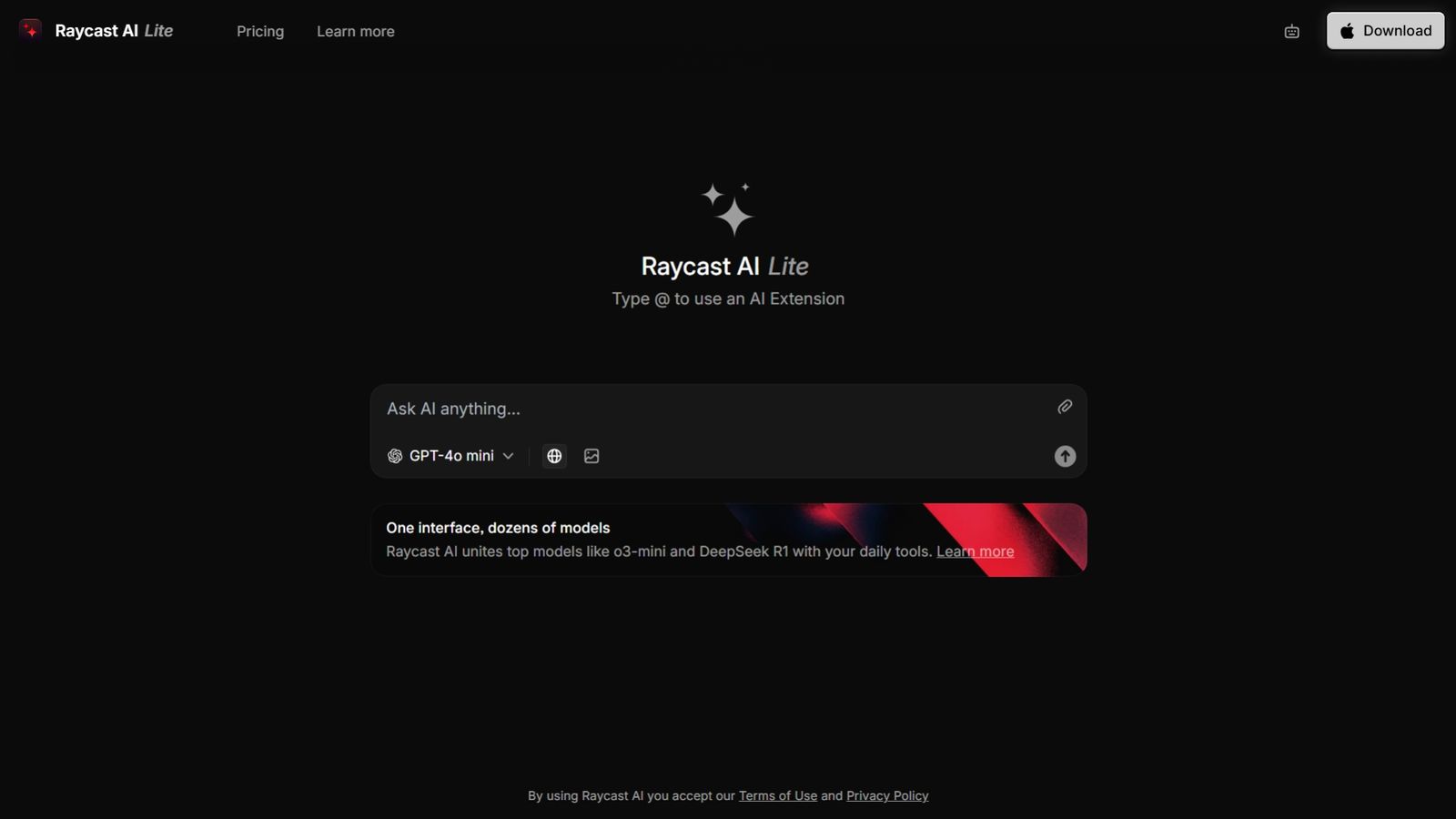 raycast ai lite