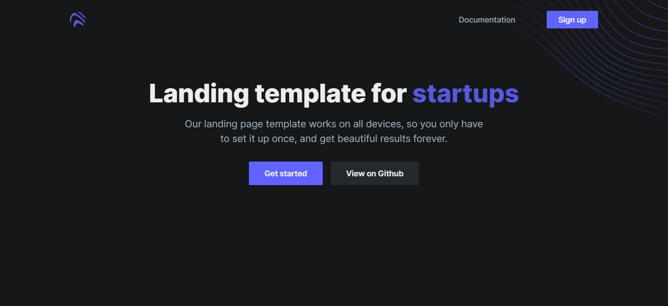 Open - Free React Templates